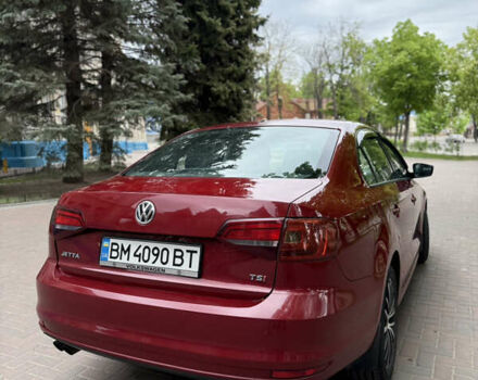 Фольксваген Джетта 2016 в Сумах на Automoto.ua Красный Фольксваген Джетта, объемом двигателя 1.4 л и пробегом 105 тыс. км за 10200 $, фото 3 на Automoto.ua