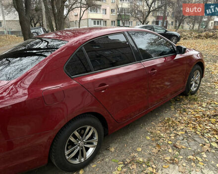 Красный Фольксваген Джетта, объемом двигателя 1.4 л и пробегом 85 тыс. км за 10900 $, фото 1 на Automoto.ua