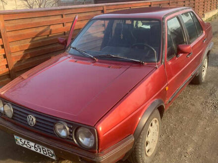 Красный Фольксваген Джетта, объемом двигателя 1.6 л и пробегом 354 тыс. км за 1100 $, фото 1 на Automoto.ua