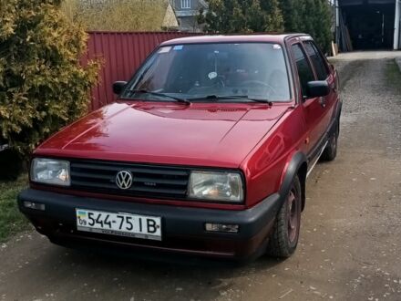 Красный Фольксваген Джетта, объемом двигателя 1.6 л и пробегом 390 тыс. км за 1800 $, фото 1 на Automoto.ua