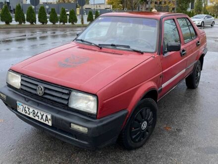 Красный Фольксваген Джетта, объемом двигателя 1.8 л и пробегом 210 тыс. км за 1550 $, фото 1 на Automoto.ua