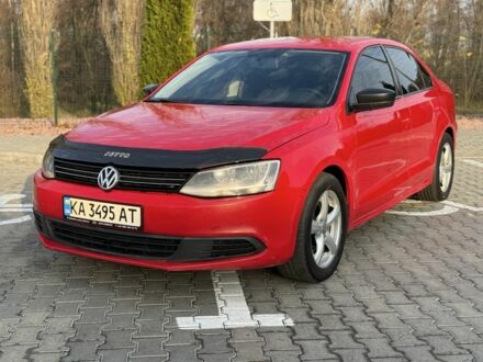 Красный Фольксваген Джетта, объемом двигателя 2 л и пробегом 240 тыс. км за 7150 $, фото 1 на Automoto.ua
