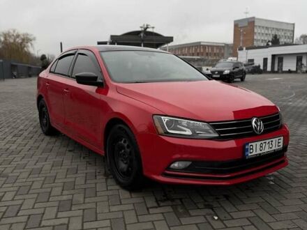 Красный Фольксваген Джетта, объемом двигателя 1.8 л и пробегом 128 тыс. км за 12300 $, фото 1 на Automoto.ua