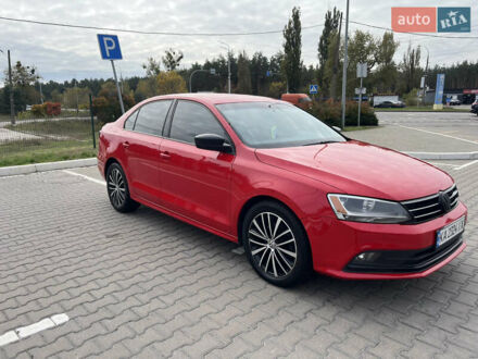 Фольксваген Джетта 2016 в Киеве на Automoto.ua Красный Фольксваген Джетта, объемом двигателя 1.8 л и пробегом 134 тыс. км за 9900 $, фото 1 на Automoto.ua