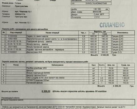 Серый Фольксваген Джетта, объемом двигателя 1.97 л и пробегом 145 тыс. км за 12000 $, фото 31 на Automoto.ua