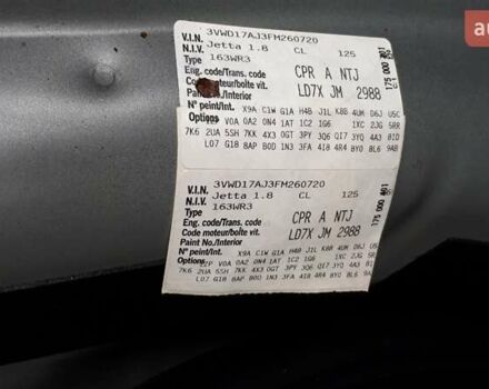 Серый Фольксваген Джетта, объемом двигателя 1.8 л и пробегом 127 тыс. км за 12100 $, фото 48 на Automoto.ua