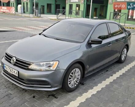 Фольксваген Джетта 2015 в Ирпене на Automoto.ua Серый Фольксваген Джетта, объемом двигателя 1.98 л и пробегом 158 тыс. км за 9500 $, фото 3 на Automoto.ua