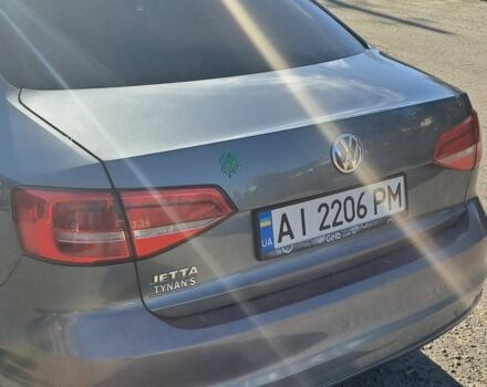 Серый Фольксваген Джетта, объемом двигателя 2 л и пробегом 200 тыс. км за 8500 $, фото 2 на Automoto.ua