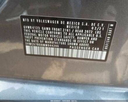 Сірий Фольксваген Джетта, об'ємом двигуна 0 л та пробігом 47 тис. км за 3700 $, фото 8 на Automoto.ua