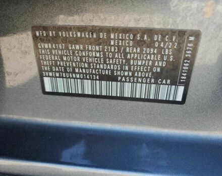 Сірий Фольксваген Джетта, об'ємом двигуна 0 л та пробігом 42 тис. км за 5200 $, фото 11 на Automoto.ua