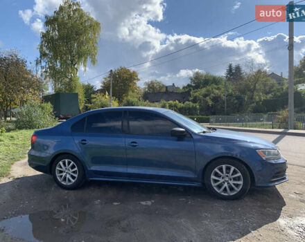 Синий Фольксваген Джетта, объемом двигателя 1.8 л и пробегом 145 тыс. км за 9600 $, фото 2 на Automoto.ua