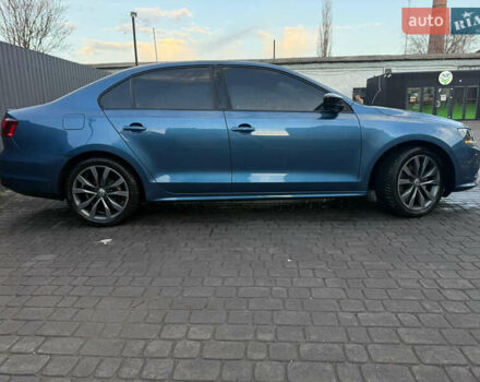 Синий Фольксваген Джетта, объемом двигателя 1.4 л и пробегом 77 тыс. км за 11800 $, фото 2 на Automoto.ua