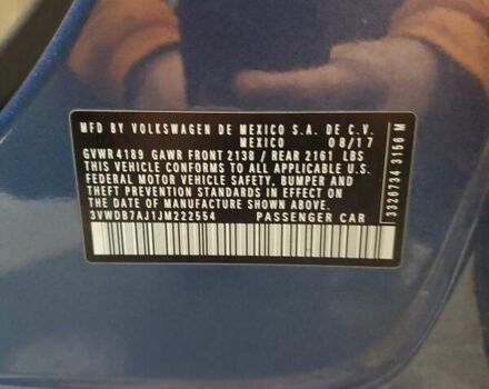 Синий Фольксваген Джетта, объемом двигателя 1.4 л и пробегом 79 тыс. км за 1800 $, фото 10 на Automoto.ua