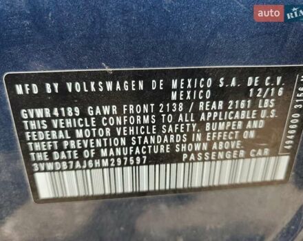 Синий Фольксваген Джетта, объемом двигателя 1.4 л и пробегом 100 тыс. км за 2200 $, фото 11 на Automoto.ua