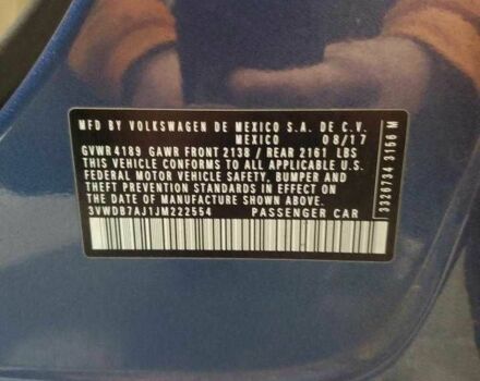 Синій Фольксваген Джетта, об'ємом двигуна 1.4 л та пробігом 72 тис. км за 900 $, фото 11 на Automoto.ua