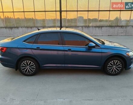 Синий Фольксваген Джетта, объемом двигателя 1.4 л и пробегом 131 тыс. км за 19000 $, фото 1 на Automoto.ua