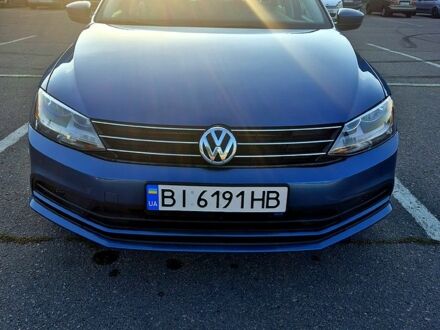 Синий Фольксваген Джетта, объемом двигателя 2 л и пробегом 195 тыс. км за 8500 $, фото 1 на Automoto.ua