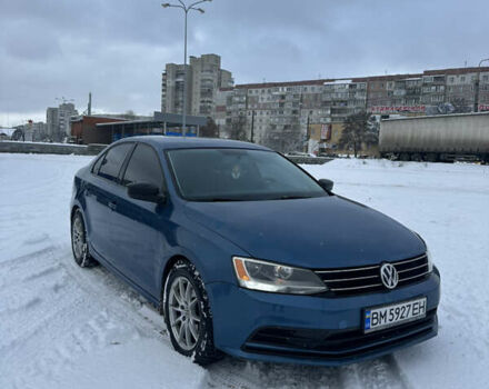 Синий Фольксваген Джетта, объемом двигателя 1.8 л и пробегом 175 тыс. км за 9600 $, фото 1 на Automoto.ua