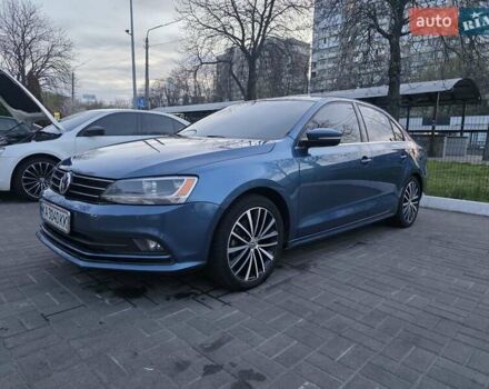 Синий Фольксваген Джетта, объемом двигателя 1.8 л и пробегом 210 тыс. км за 11900 $, фото 1 на Automoto.ua