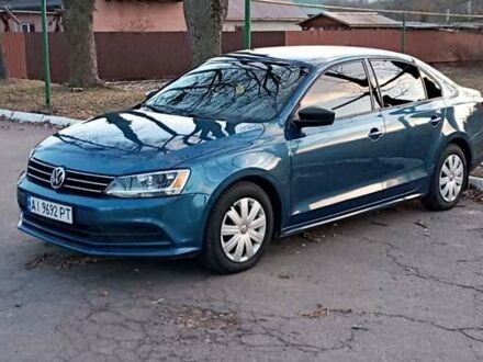 Фольксваген Джетта 2016 в Белой Церкве на Automoto.ua Синий Фольксваген Джетта, объемом двигателя 1.4 л и пробегом 140 тыс. км за 7600 $, фото 1 на Automoto.ua