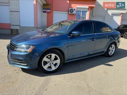 Синий Фольксваген Джетта, объемом двигателя 1.4 л и пробегом 208 тыс. км за 8990 $, фото 1 на Automoto.ua