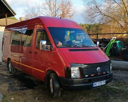 Красный Фольксваген ЛТ, объемом двигателя 2.46 л и пробегом 280 тыс. км за 10800 $, фото 1 на Automoto.ua