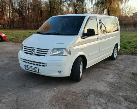 Фольксваген Мультиван 2008 в Нежине на Automoto.ua Белый Фольксваген Мультиван, объемом двигателя 2.5 л и пробегом 330 тыс. км за 10000 $, фото 4 на Automoto.ua