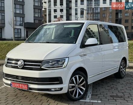 Белый Фольксваген Мультиван, объемом двигателя 1.98 л и пробегом 225 тыс. км за 34999 $, фото 1 на Automoto.ua