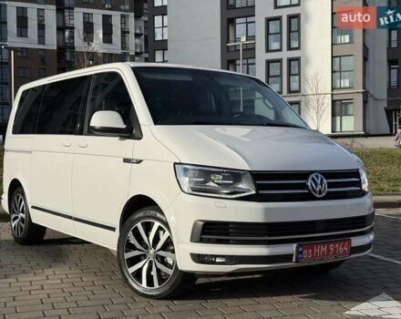 Белый Фольксваген Мультиван, объемом двигателя 1.98 л и пробегом 225 тыс. км за 34999 $, фото 2 на Automoto.ua