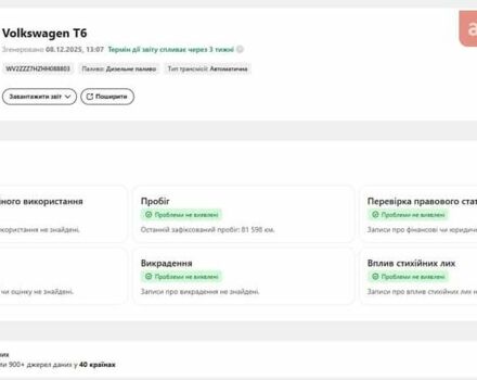 Белый Фольксваген Мультиван, объемом двигателя 1.98 л и пробегом 225 тыс. км за 34999 $, фото 51 на Automoto.ua
