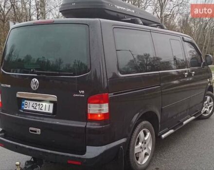 Черный Фольксваген Мультиван, объемом двигателя 3.19 л и пробегом 330 тыс. км за 13800 $, фото 4 на Automoto.ua