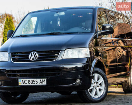 Черный Фольксваген Мультиван, объемом двигателя 2.5 л и пробегом 354 тыс. км за 13900 $, фото 4 на Automoto.ua