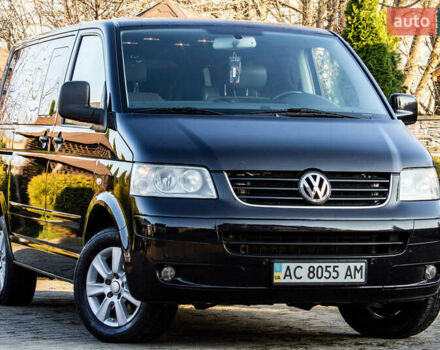 Черный Фольксваген Мультиван, объемом двигателя 2.5 л и пробегом 354 тыс. км за 13900 $, фото 3 на Automoto.ua