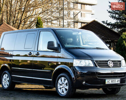 Черный Фольксваген Мультиван, объемом двигателя 2.5 л и пробегом 354 тыс. км за 13900 $, фото 2 на Automoto.ua