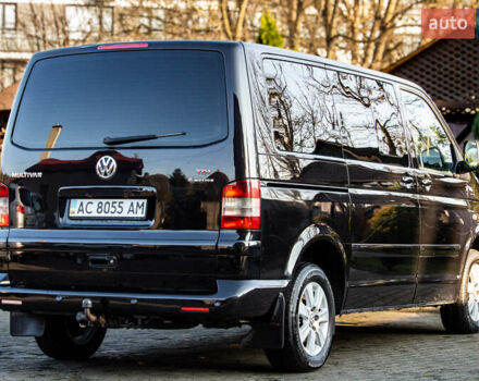 Черный Фольксваген Мультиван, объемом двигателя 2.5 л и пробегом 354 тыс. км за 13900 $, фото 13 на Automoto.ua