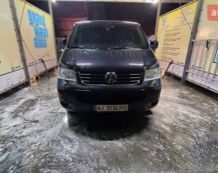 Чорний Фольксваген Мультиван, об'ємом двигуна 2.5 л та пробігом 290 тис. км за 13500 $, фото 1 на Automoto.ua