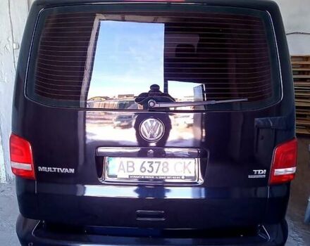 Черный Фольксваген Мультиван, объемом двигателя 2 л и пробегом 215 тыс. км за 18500 $, фото 5 на Automoto.ua