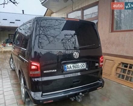 Черный Фольксваген Мультиван, объемом двигателя 1.97 л и пробегом 318 тыс. км за 19300 $, фото 2 на Automoto.ua