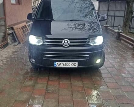 Черный Фольксваген Мультиван, объемом двигателя 1.97 л и пробегом 318 тыс. км за 19300 $, фото 1 на Automoto.ua