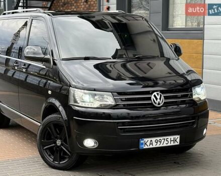 Черный Фольксваген Мультиван, объемом двигателя 1.98 л и пробегом 345 тыс. км за 21999 $, фото 4 на Automoto.ua