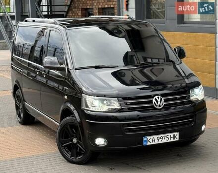 Черный Фольксваген Мультиван, объемом двигателя 1.98 л и пробегом 345 тыс. км за 21999 $, фото 2 на Automoto.ua