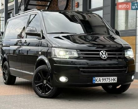 Черный Фольксваген Мультиван, объемом двигателя 1.98 л и пробегом 345 тыс. км за 21999 $, фото 1 на Automoto.ua
