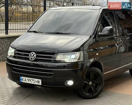 Черный Фольксваген Мультиван, объемом двигателя 1.98 л и пробегом 345 тыс. км за 21999 $, фото 14 на Automoto.ua