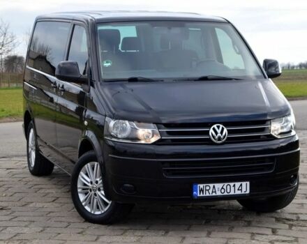 Черный Фольксваген Мультиван, объемом двигателя 2 л и пробегом 195 тыс. км за 9400 $, фото 1 на Automoto.ua