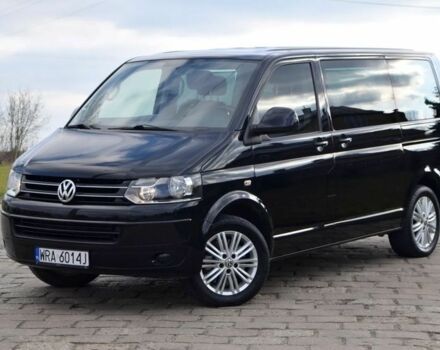 Черный Фольксваген Мультиван, объемом двигателя 2 л и пробегом 195 тыс. км за 9400 $, фото 2 на Automoto.ua