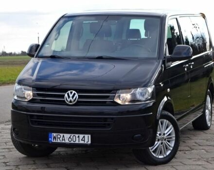 Черный Фольксваген Мультиван, объемом двигателя 2 л и пробегом 195 тыс. км за 9400 $, фото 5 на Automoto.ua
