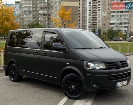 Черный Фольксваген Мультиван, объемом двигателя 2 л и пробегом 218 тыс. км за 20500 $, фото 4 на Automoto.ua