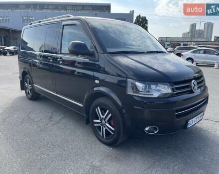 Черный Фольксваген Мультиван, объемом двигателя 2 л и пробегом 220 тыс. км за 21900 $, фото 7 на Automoto.ua