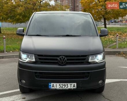 Черный Фольксваген Мультиван, объемом двигателя 2 л и пробегом 218 тыс. км за 20500 $, фото 2 на Automoto.ua