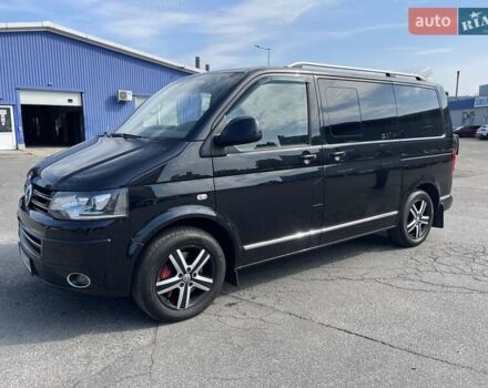 Черный Фольксваген Мультиван, объемом двигателя 2 л и пробегом 220 тыс. км за 21900 $, фото 2 на Automoto.ua